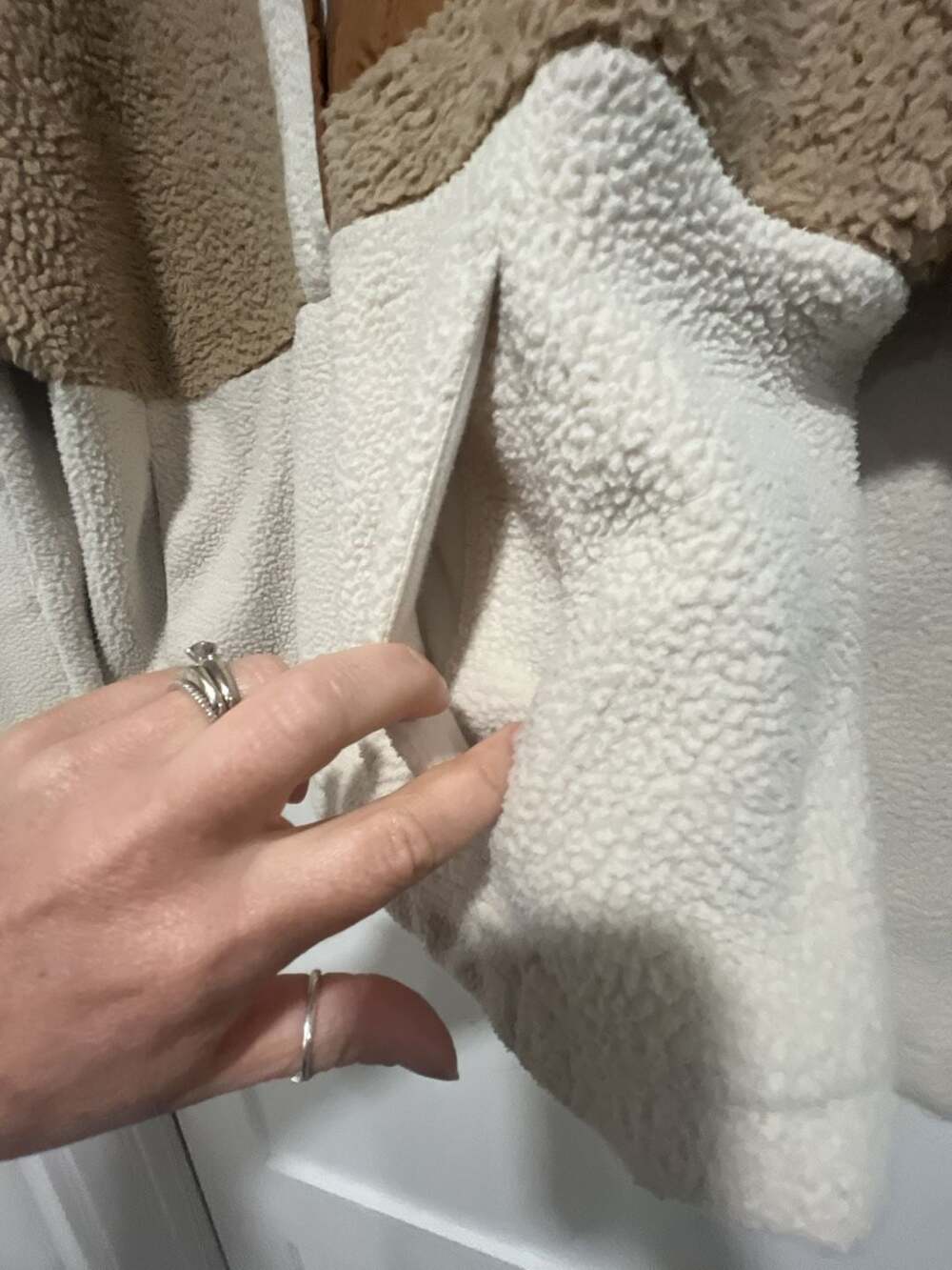 Columbia Women's Lodge Sherpa Pullover Jacket Half Snap - Picture 7 of 10